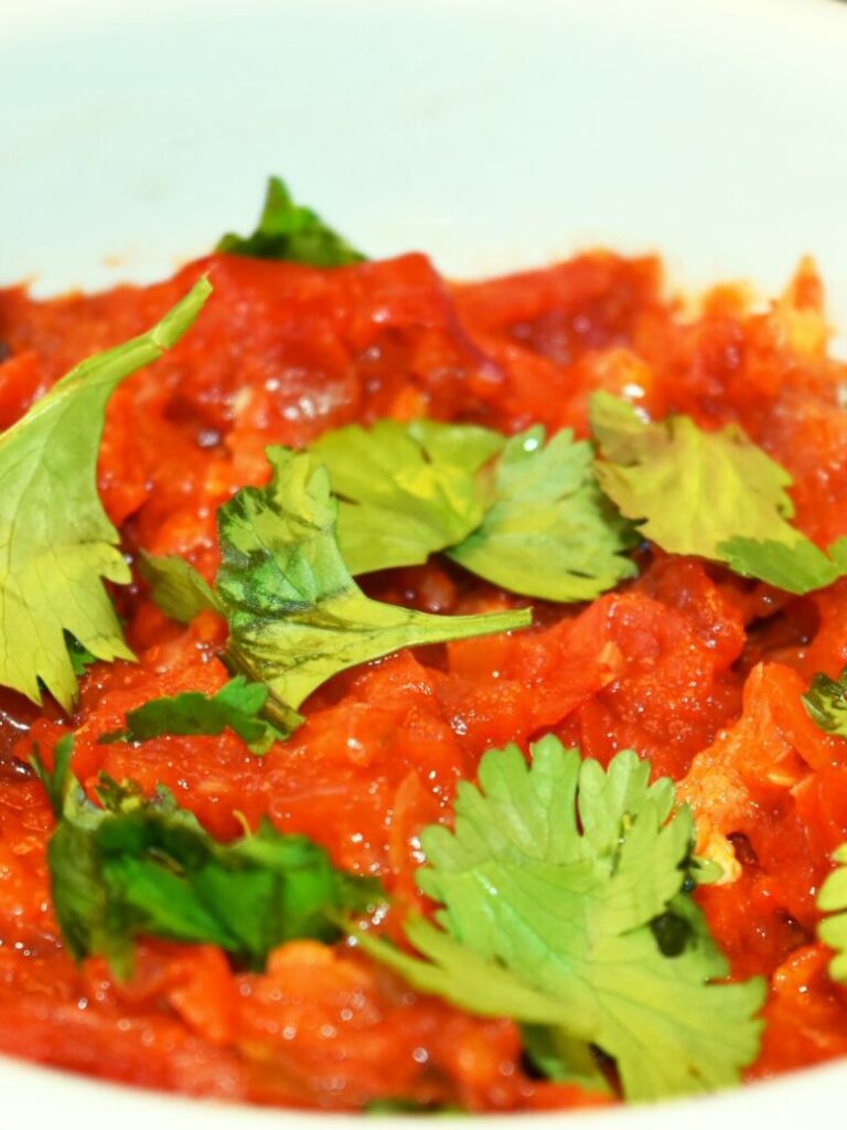 https://www.pontalo.net - Mosdeng Serma Recipe (Tripura Style Tomato Chutney)