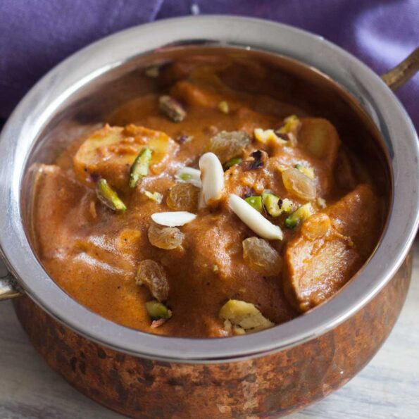 https://www.pontalo.net - Mughlai Dum Arbi Recipe