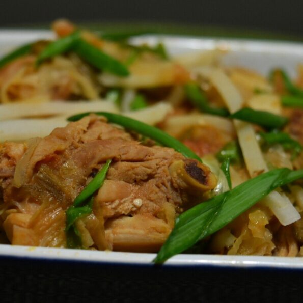 https://www.pontalo.net - Naga Style Chicken With Bamboo Shoot Recipe