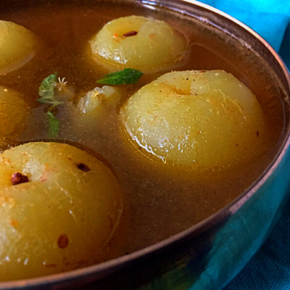 https://www.pontalo.net - नेलिकई रसम रेसिपी - Amla Rasam Recipe