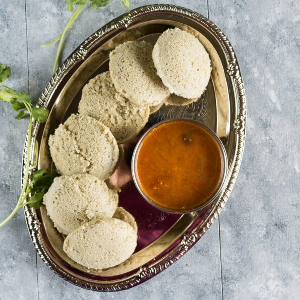 https://www.pontalo.net - Okra Idli Recipe (Ladyfinger Idli)