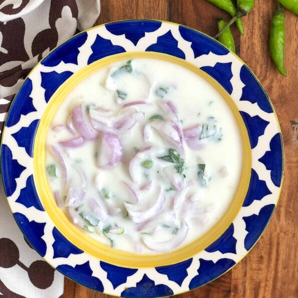 https://www.pontalo.net - प्याज का रायता रेसिपी - Onion Raita Recipe