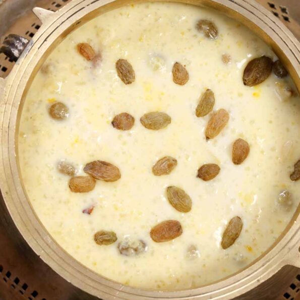 https://www.pontalo.net - Paal Payasam Recipe - Rice Kheer/Pudding