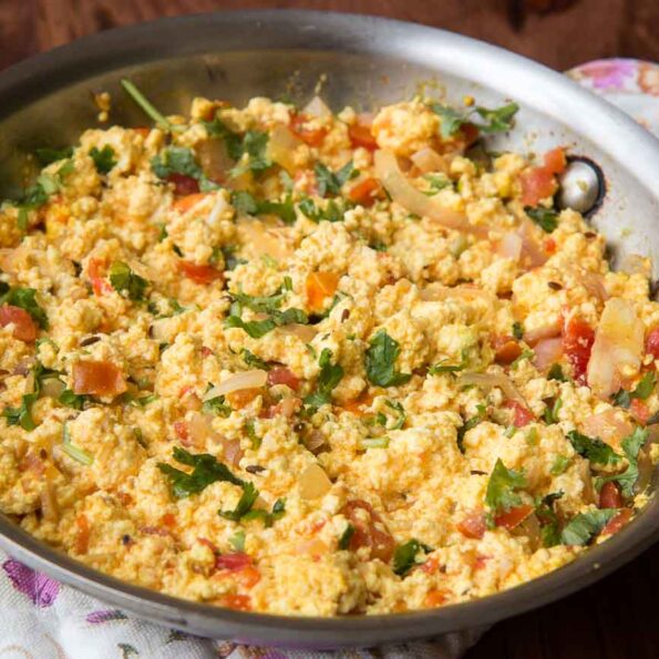 https://www.pontalo.net - शिमला मिर्च पनीर भुर्जी रेसिपी - Paneer Bhurji Recipe With Capsicum (Recipe In Hindi)