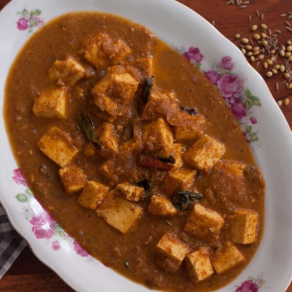 https://www.pontalo.net - Paneer Gassi Recipe