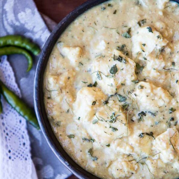 https://www.pontalo.net - Paneer Pasanda Recipe -Cottage Cheese in Spicy Yogurt Curry