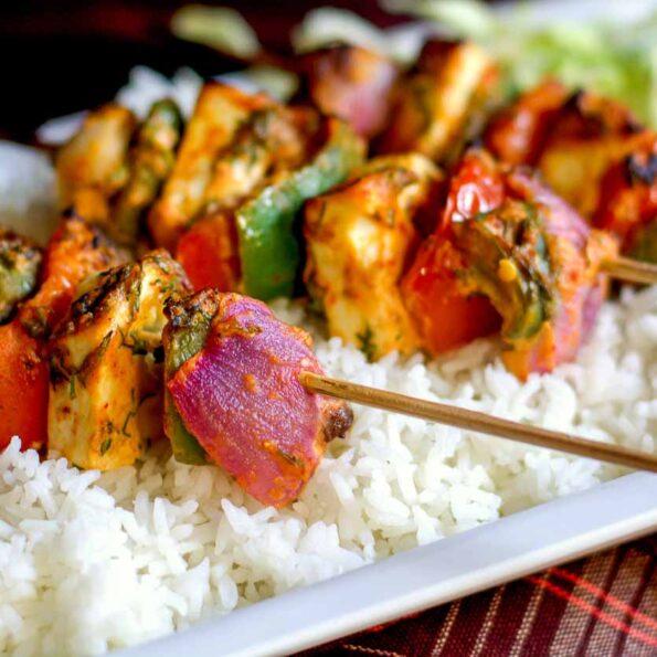 https://www.pontalo.net - पनीर शाश्लीक रेसिपी - Paneer Shashlik (Recipe In Hindi)