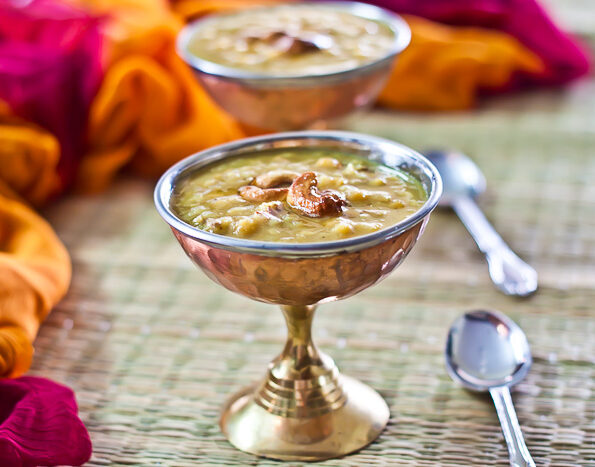 https://www.pontalo.net - Paruppu Payasam Recipe - Stewed Dal Coconut Milk Payasam