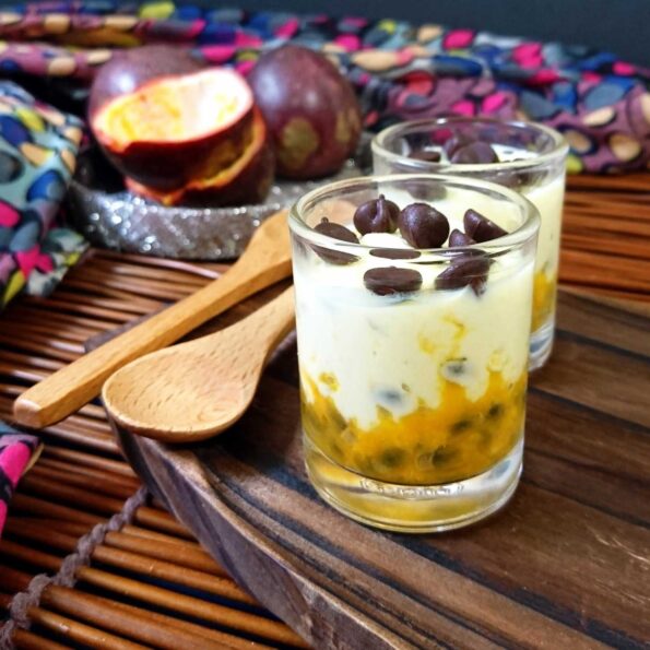 https://www.pontalo.net - Passion Fruit- Shrikhand Shots Recipe