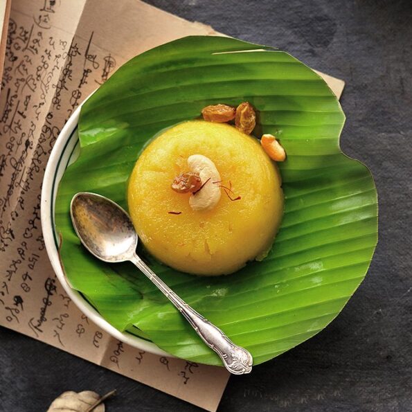 https://www.pontalo.net - Pineapple Kesari Bhath Recipe - Sweet Semolina Pudding