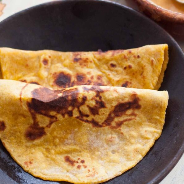 https://www.pontalo.net - Pumpkin Chapati Recipe