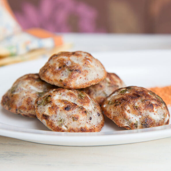 https://www.pontalo.net - Ragi Kuzhi Paniyaram Recipe with Ragi Dosa Batter