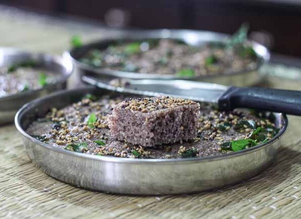 https://www.pontalo.net - Instant Ragi Rava Dhokla - Wholesome & Delicious Ragi Recipe