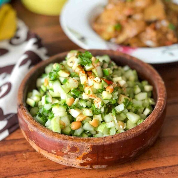 https://www.pontalo.net - कच्चे आम और ककड़ी का सलाद रेसिपी - Raw Mango Cucumber Salad Recipe