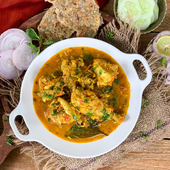 https://www.pontalo.net - Sindhi Style Chicken Curry Recipe Using Preethi Electric Pressure Cooker