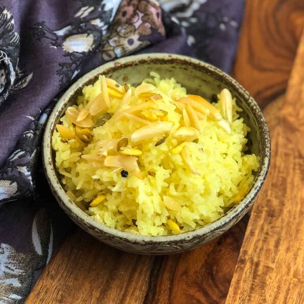 https://www.pontalo.net - Sindhi Tahiri Recipe - Sindhi Style Sweet Rice