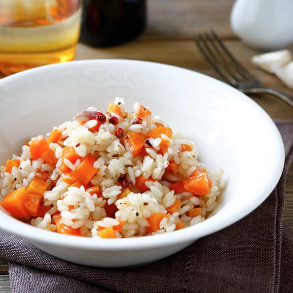 https://www.pontalo.net - Gajar Pulao Recipe - Spiced Carrot Rice