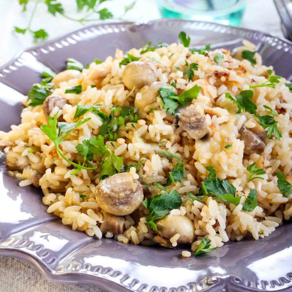 https://www.pontalo.net - Spiced Kumbh Pulao Recipe - Spicy Mushroom Rice