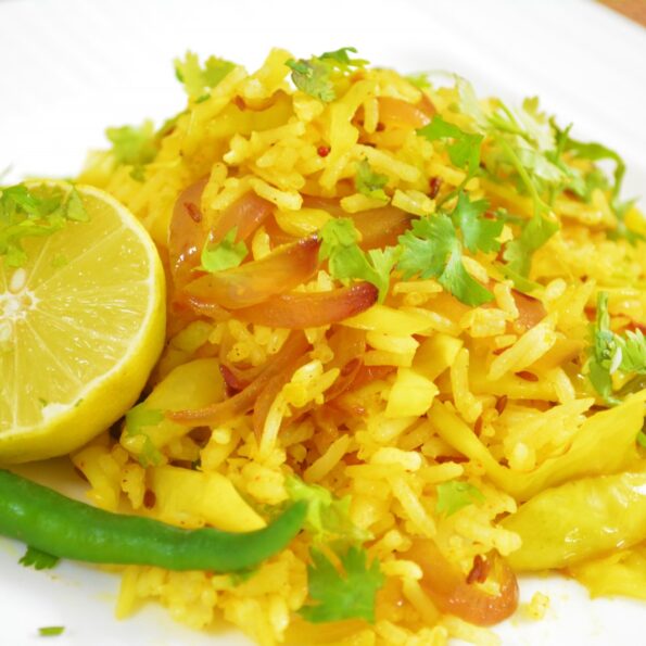 https://www.pontalo.net - तीखे पत्ता गोभी चावल रेसिपी - Spicy Cabbage Rice Recipe