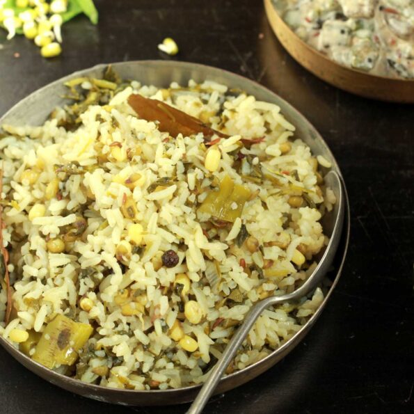 https://www.pontalo.net - Sprouted Moong And Methi Pulao Recipe