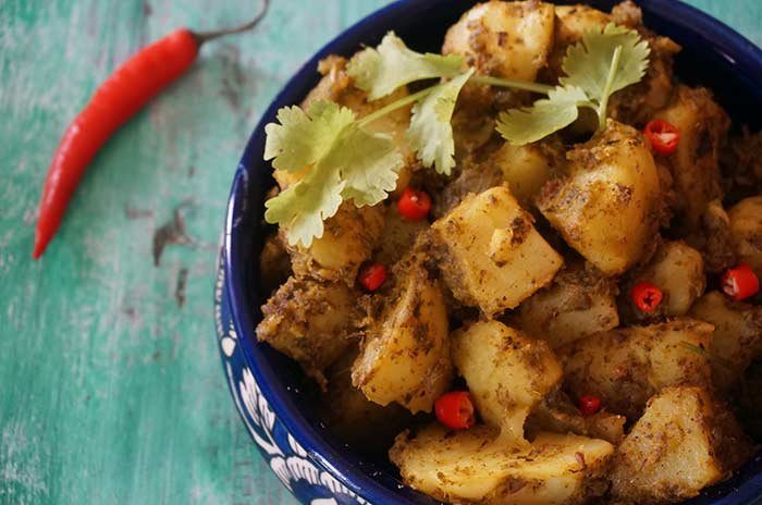 https://www.pontalo.net - खट्टे पुदीने वाले आलू रेसिपी - Tangy Mint Potatoes (Recipe In Hindi)