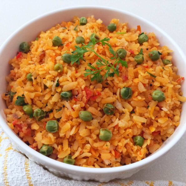 https://www.pontalo.net - टमाटर मटर पोहा रेसिपी - Tomato Poha With Peas (Recipe In Hindi)