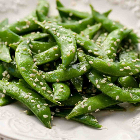 https://www.pontalo.net - Vatanyacha Phadna Recipe - Sugar Snap Peas Stir Fry