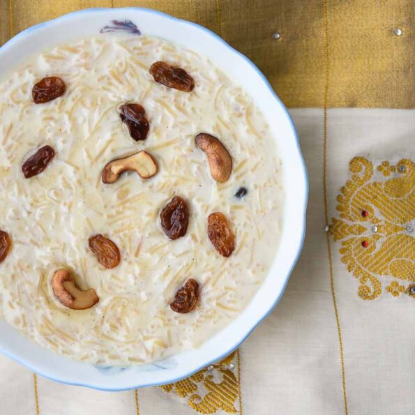 https://www.pontalo.net - Vermicelli & Oats Kheer Recipe