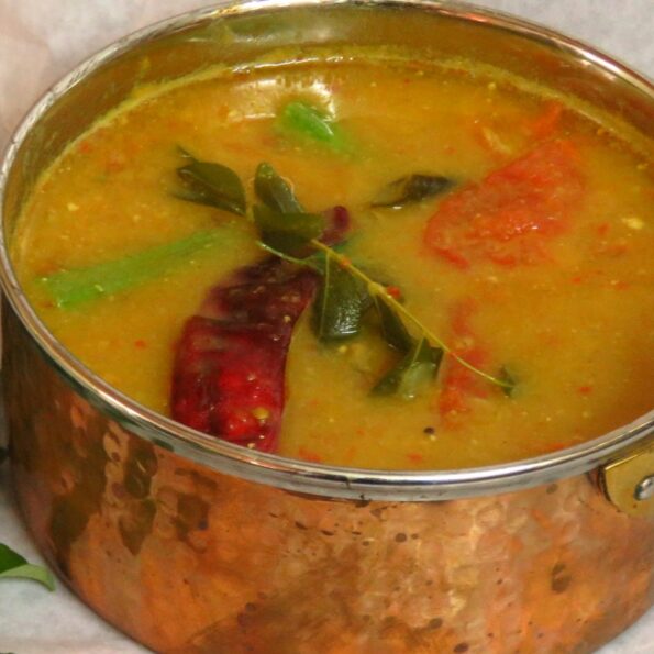 https://www.pontalo.net - Coimbatore Style Drumstick Sambar Recipe