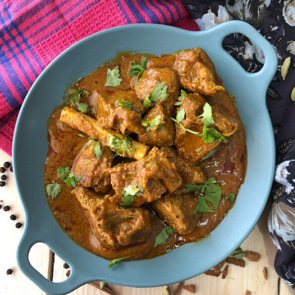 https://www.pontalo.net - Dum Pukht Gosht Recipe - Slow Cooked Mutton Curry