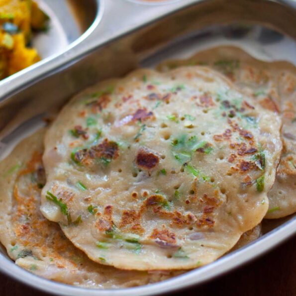 https://www.pontalo.net - Authentic Godumai Dosai Recipe - Whole Wheat Flour Crepes