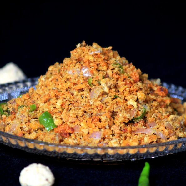 https://www.pontalo.net - Oriya Badi Chura Recipe | Sundried Lentil Dumpling Crumble