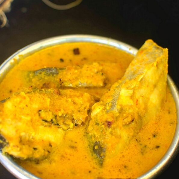 https://www.pontalo.net - Paplet Hooman Recipe - Goan Pomfret Curry