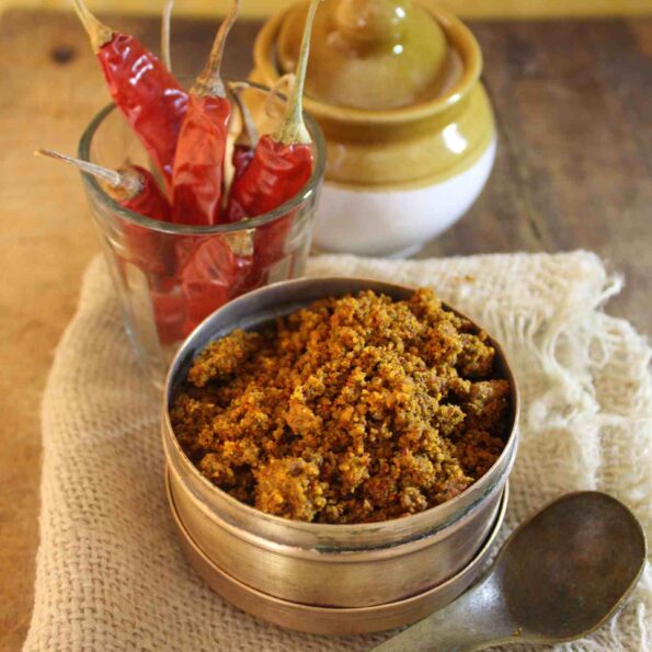 https://www.pontalo.net - Watermelon Seeds And Pumpkin Seeds Podi Recipe