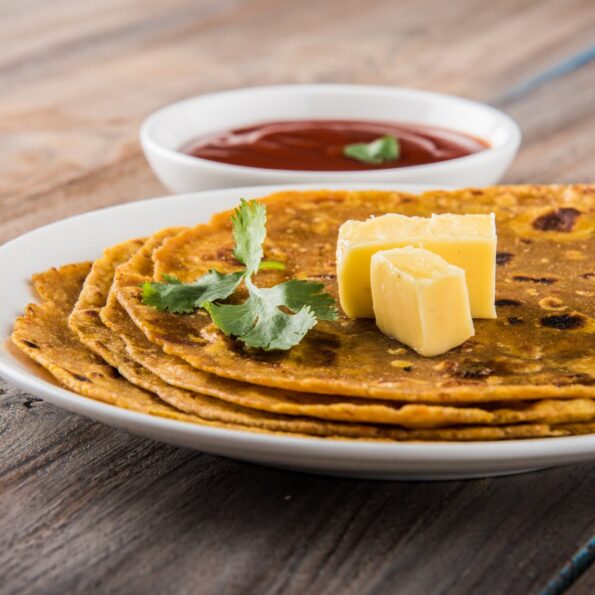 https://www.pontalo.net - Zucchini Paratha Recipe